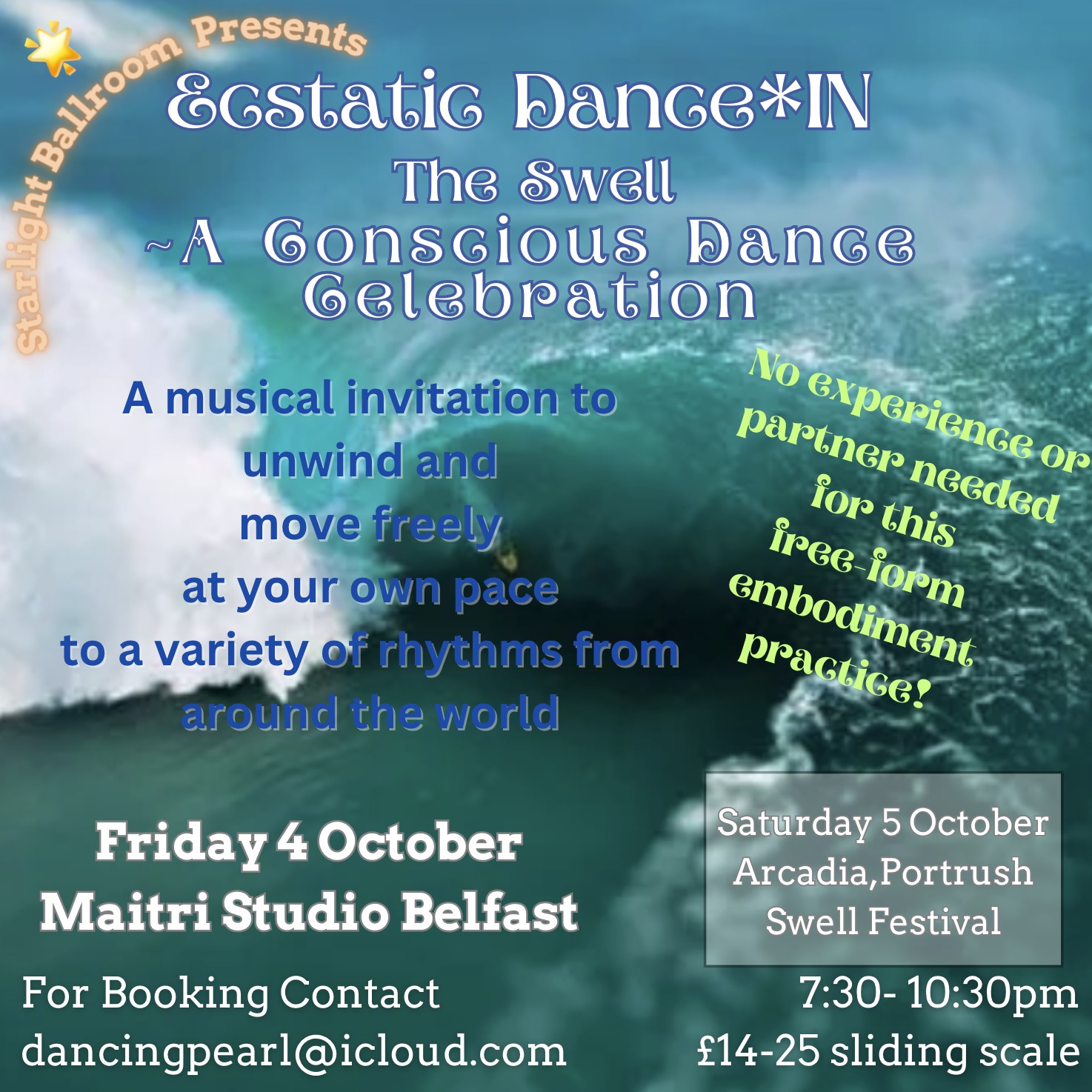 Maitri Studio, Belfast, ecstatic dance, julia waters